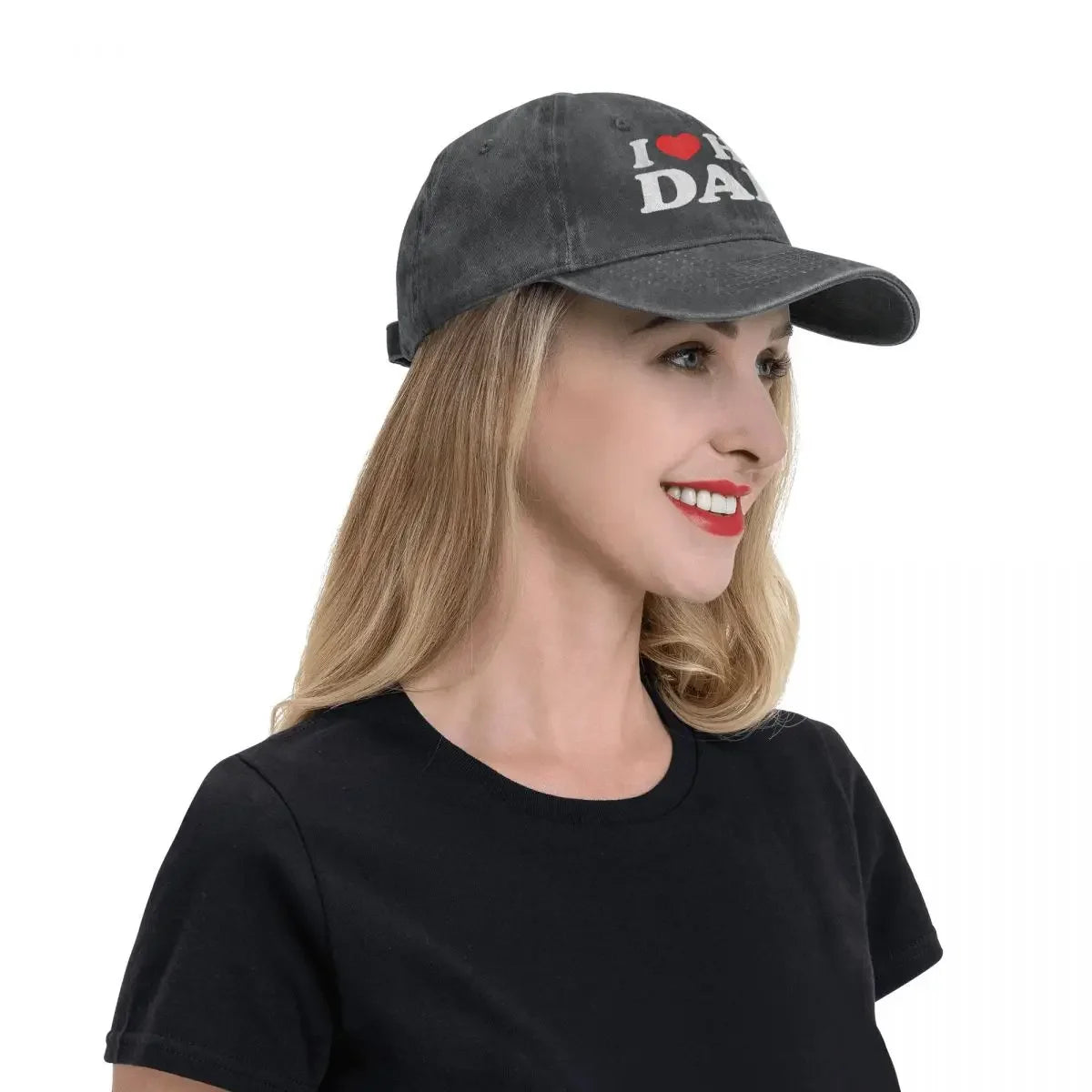 "I Love Hot Dads" Baseball Cap