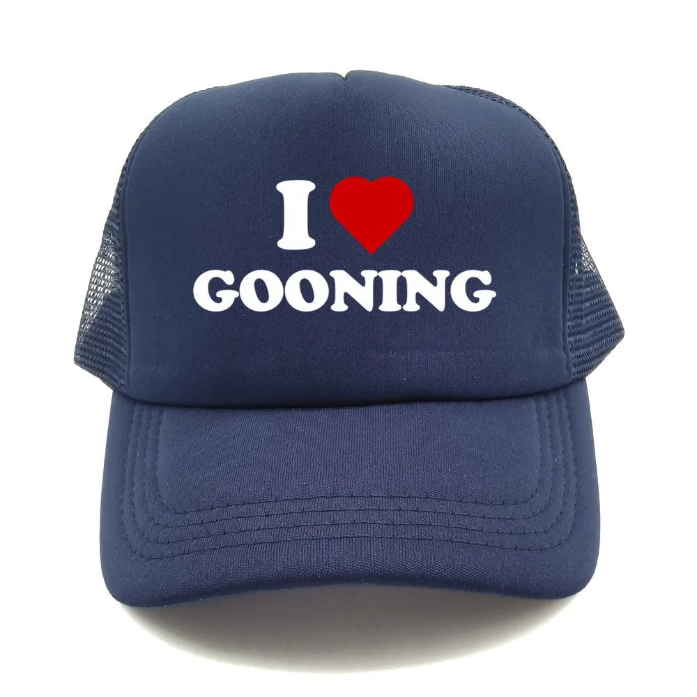 "I Love Gooning" Mesh Trucker Hat