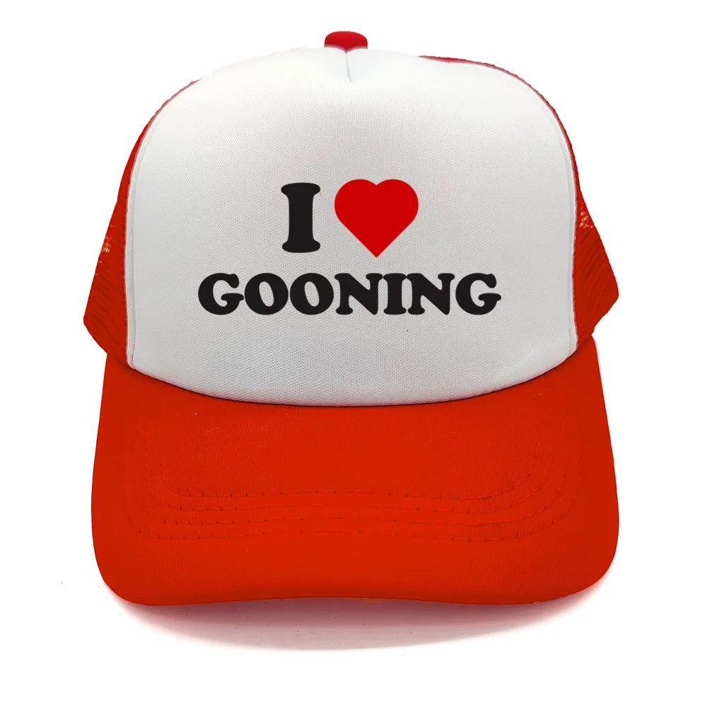 "I Love Gooning" Mesh Trucker Hat