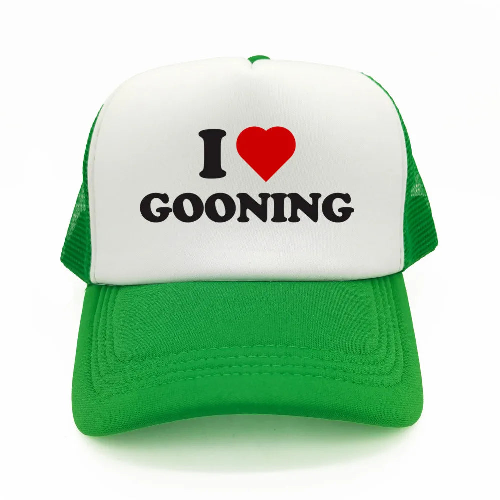"I Love Gooning" Mesh Trucker Hat