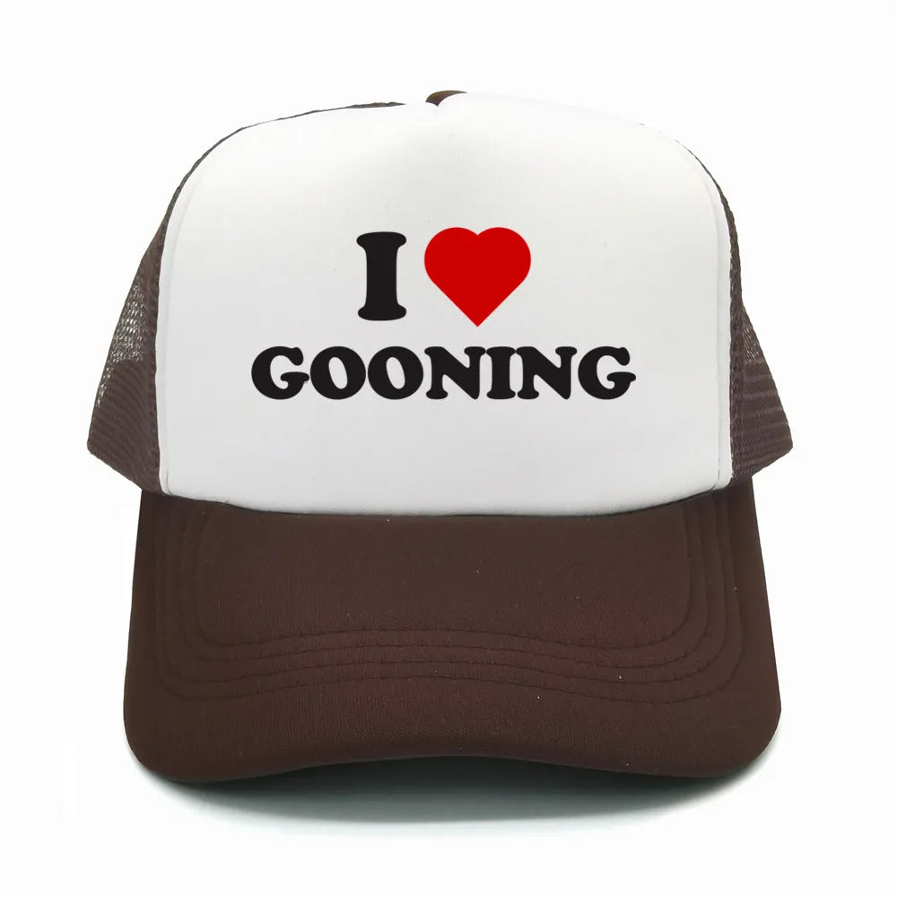 "I Love Gooning" Mesh Trucker Hat