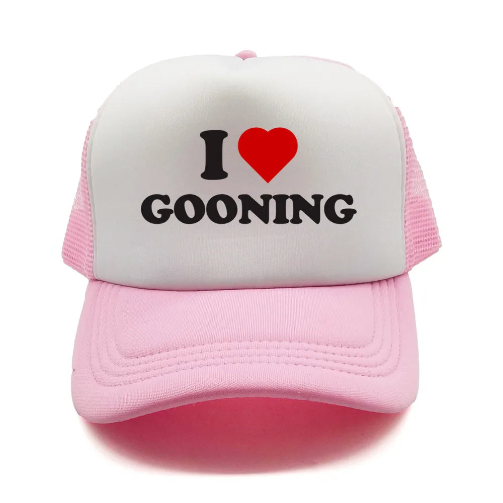 "I Love Gooning" Mesh Trucker Hat