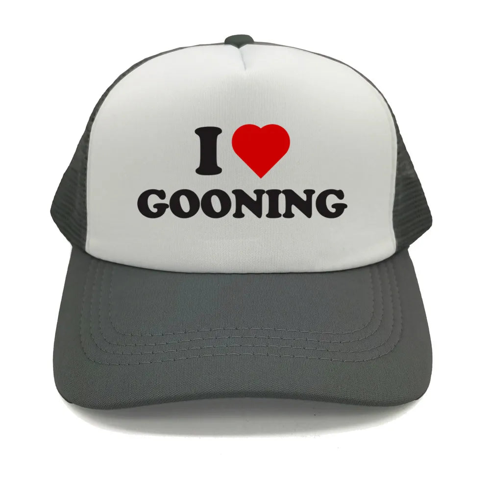 "I Love Gooning" Mesh Trucker Hat