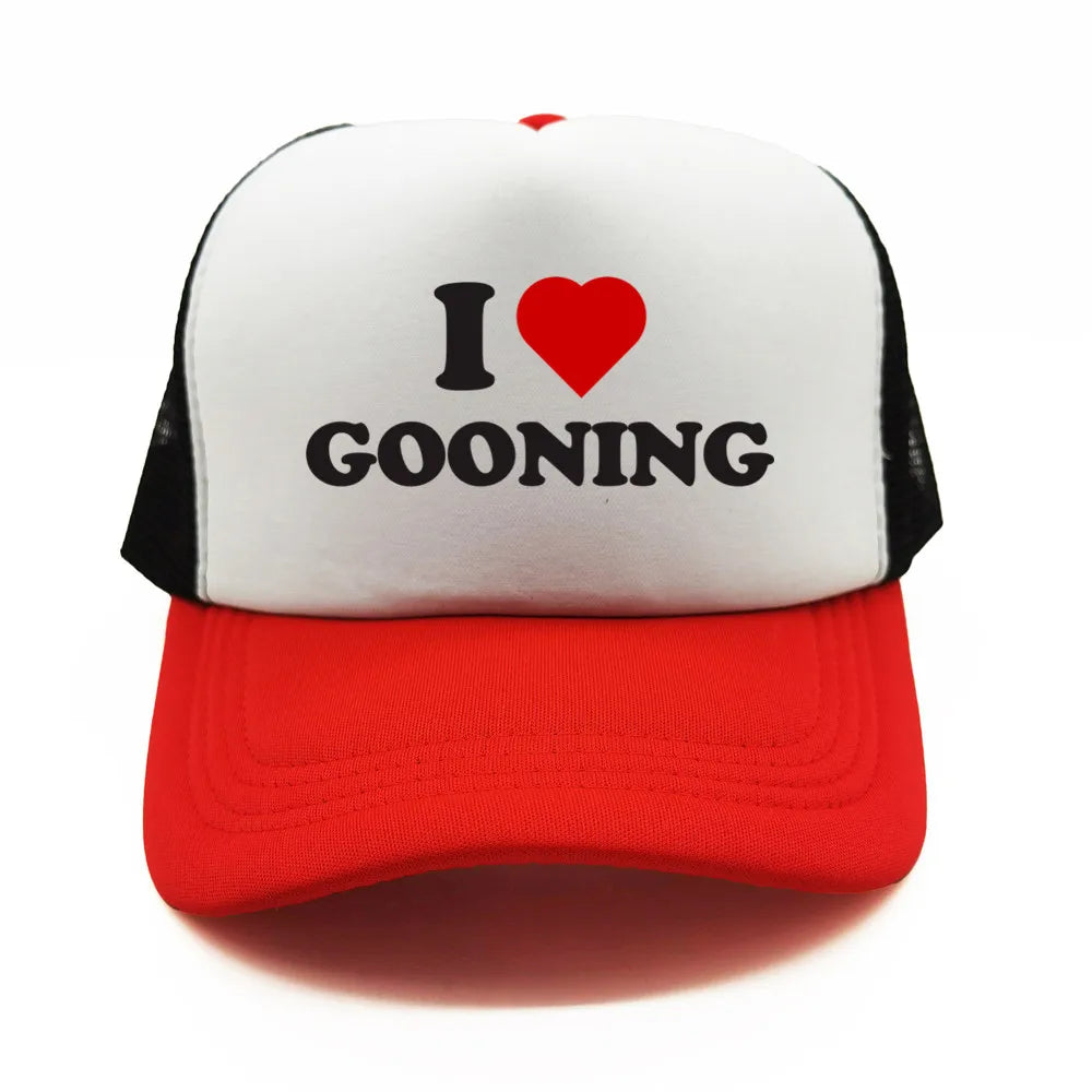 "I Love Gooning" Mesh Trucker Hat