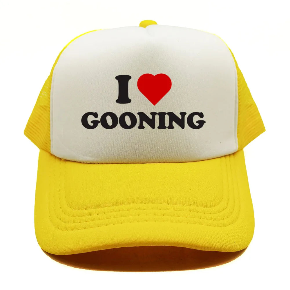 "I Love Gooning" Mesh Trucker Hat