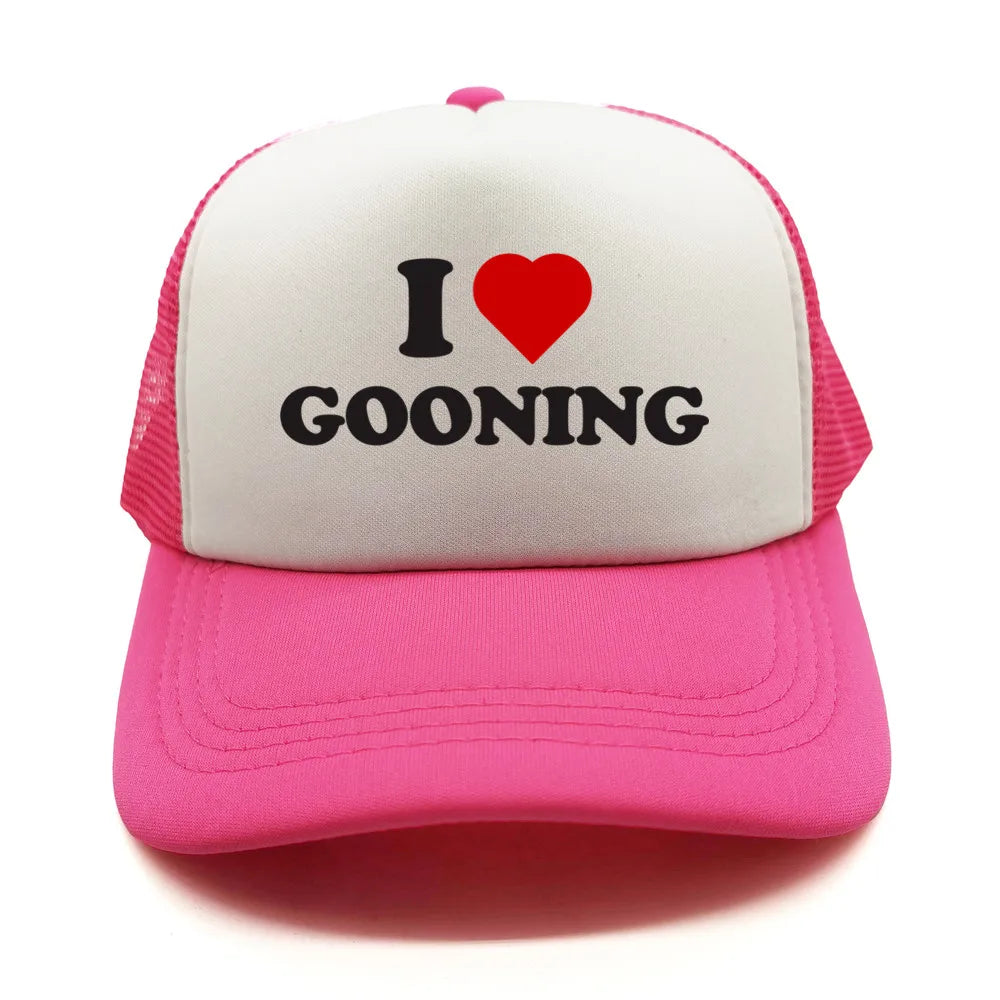 "I Love Gooning" Mesh Trucker Hat