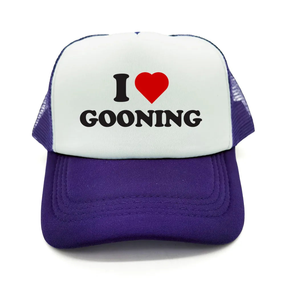 "I Love Gooning" Mesh Trucker Hat