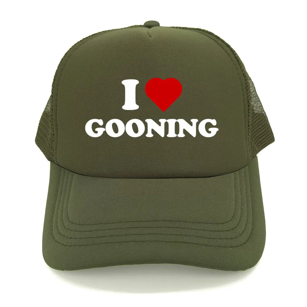 "I Love Gooning" Mesh Trucker Hat