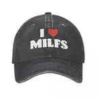 "I Love Milfs" Baseball Cap