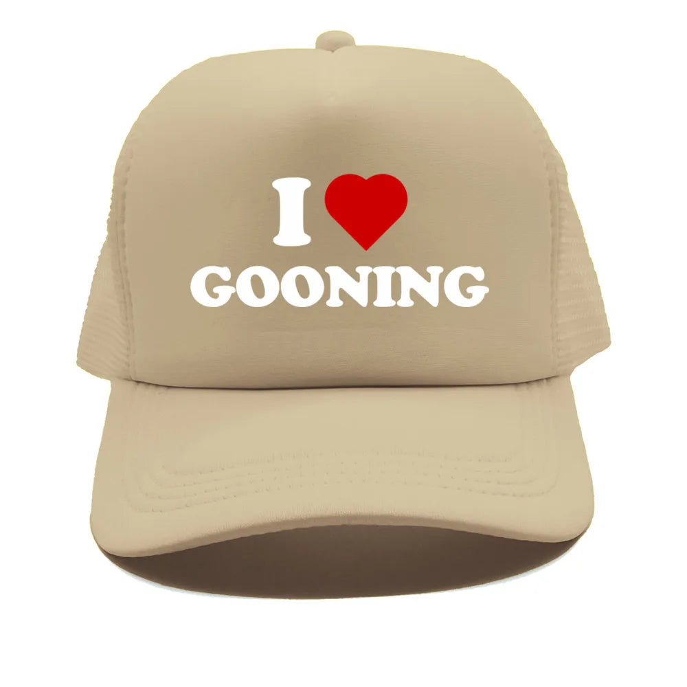 "I Love Gooning" Mesh Trucker Hat