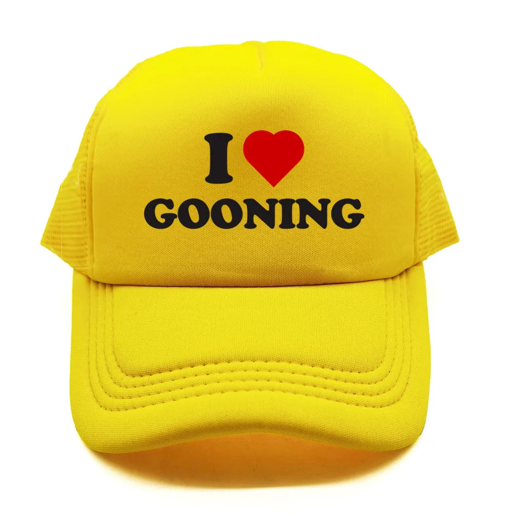 "I Love Gooning" Mesh Trucker Hat