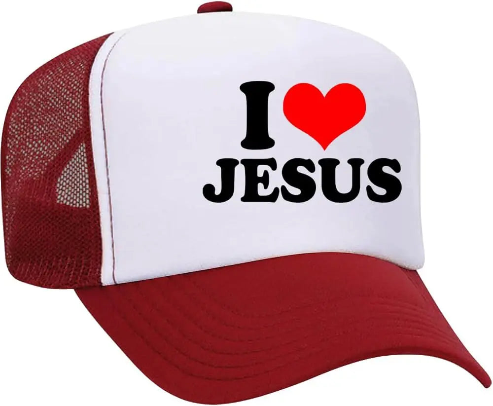 'I Love Jesus' Trucker Hat