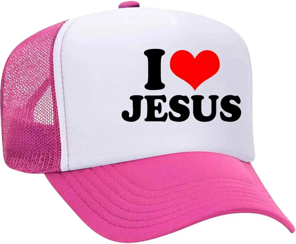 'I Love Jesus' Trucker Hat