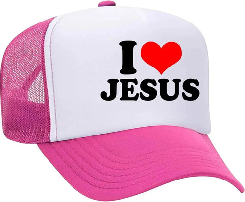 'I Love Jesus' Trucker Hat