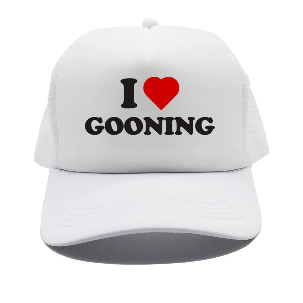 "I Love Gooning" Mesh Trucker Hat