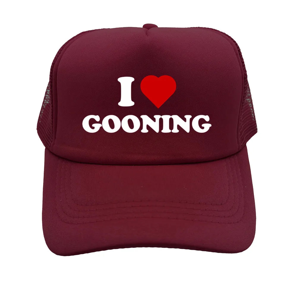 "I Love Gooning" Mesh Trucker Hat
