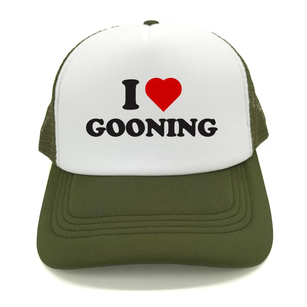 "I Love Gooning" Mesh Trucker Hat
