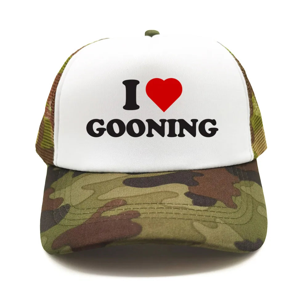 "I Love Gooning" Mesh Trucker Hat